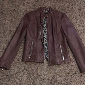 Brown Leather Jacket💞